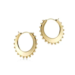 Ancient Power Hoop Earrings