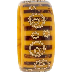 Bakelite Bangle with Citrine