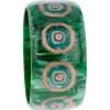 Bakelite Bangle with Rhodolite Garnet