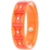 Bakelite Bangle with White Topaz