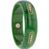 Bakelite Bracelet with Citrine, Peridot, Pink Sapphire and Yellow Sapphire