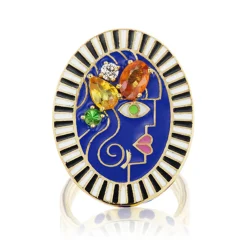 Blue Lady Ring