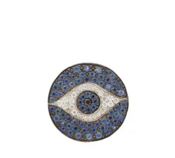Blue Sapphire and White Diamond Dawn Ring in White Gold