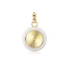 Carpe Diem Gold Ceramic Charm