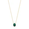 Chalcedony Scarab Small Gola Necklace