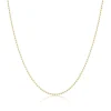 Classic Ball Chain Necklace in Yellow Gold
