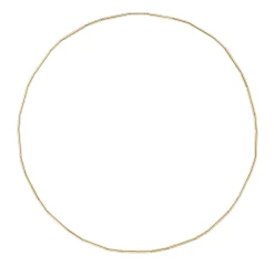 Construction Line Necklace in Yellow Gold