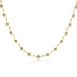 Desert Diamond Louise XL Necklace in Yellow Gold