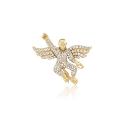 Diamond Flying Monkey Charm
