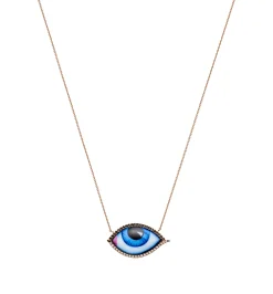 Diamond Grand Bleu Necklace in Rose Gold