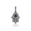 Diamond Hamsa Charm
