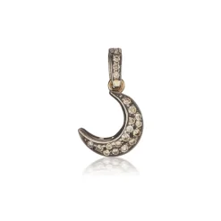 Diamond Moon Charm