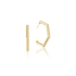 Eclipse Hoop Earrings