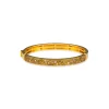 Fancy Color Reverse Diamond Pave Bangle Bracelet