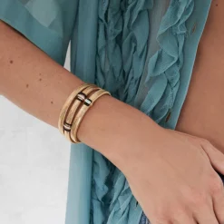 Feelings Cuff Bracelet Double Accent