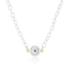 IN LOVE White Silk Carpe Diem Necklace