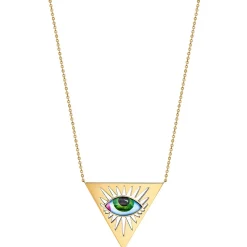 Isida Petit Vert Necklace in Plain Yellow Gold