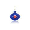Lapis and Coral Eye Charm