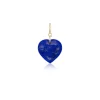 Lapis Cut Heart Charm