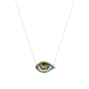 Le Grand Psychedelic Diamond Necklace in Yellow Gold