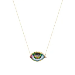 Le Grand Psychedelic Diamond Necklace in Yellow Gold