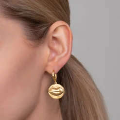 Love Me Huggies in Yellow Gold
