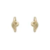 Mini Loop Huggies in Yellow Gold