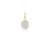 Mini Pavé Ora Round Charm