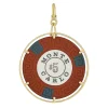 Monte Carlo Chip Pendant in Yellow Gold