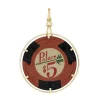 Palace Club Reno Chip Pendant in Yellow Gold