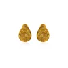 Pavé Diamond Teardrop Stud Earrings