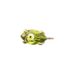 Peridot Fortuneye Stud