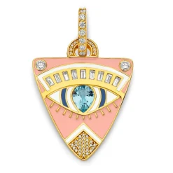Pink Guitar Pick Pendant