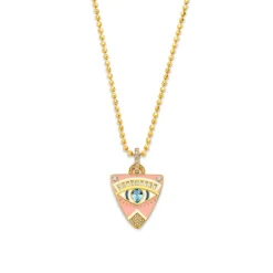 Pink Guitar Pick Pendant