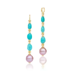 Porto V1 Hoop Earrings in Yellow Gold
