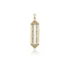 Rainbow Sapphire Power Crystal Mini Cage Pendant