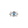 Rock Crystal Fortuneye Stud