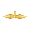Seed Vessel Pendant in Yellow Gold