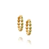 Small Demetra Tsavorite Hoops