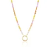 Sunset Sapphire Beaded Necklace