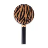TIger Marquetry Hand Mirror
