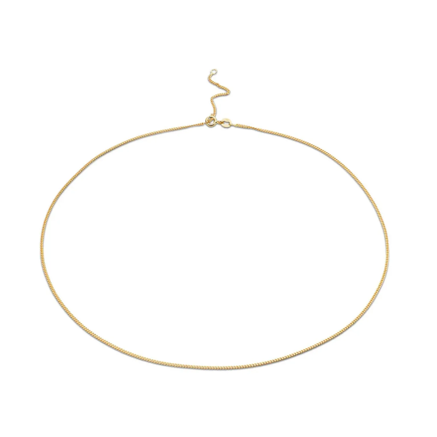 Van Nano Heart Chain in Yellow Gold