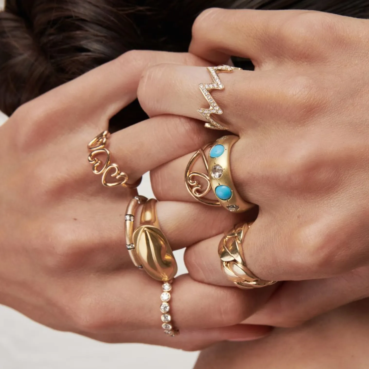 Versa Ring in Yellow Gold