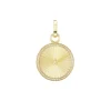 White Diamond Pavé Carpe Diem Charm in Yellow Gold