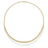White Diamond Spectrum Revisited Necklace in Yellow Gold