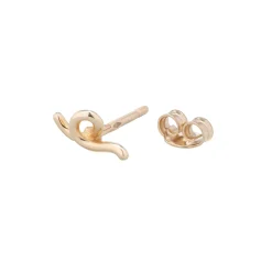 Yellow Gold Mini Loop Earring